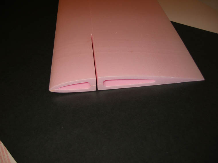 Hollow wing root detail